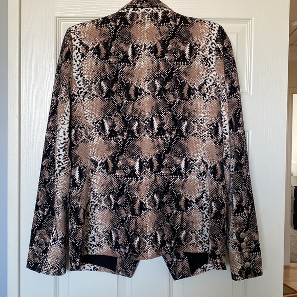 Decuba double breasted animal print blazer - Picture 4 of 7
